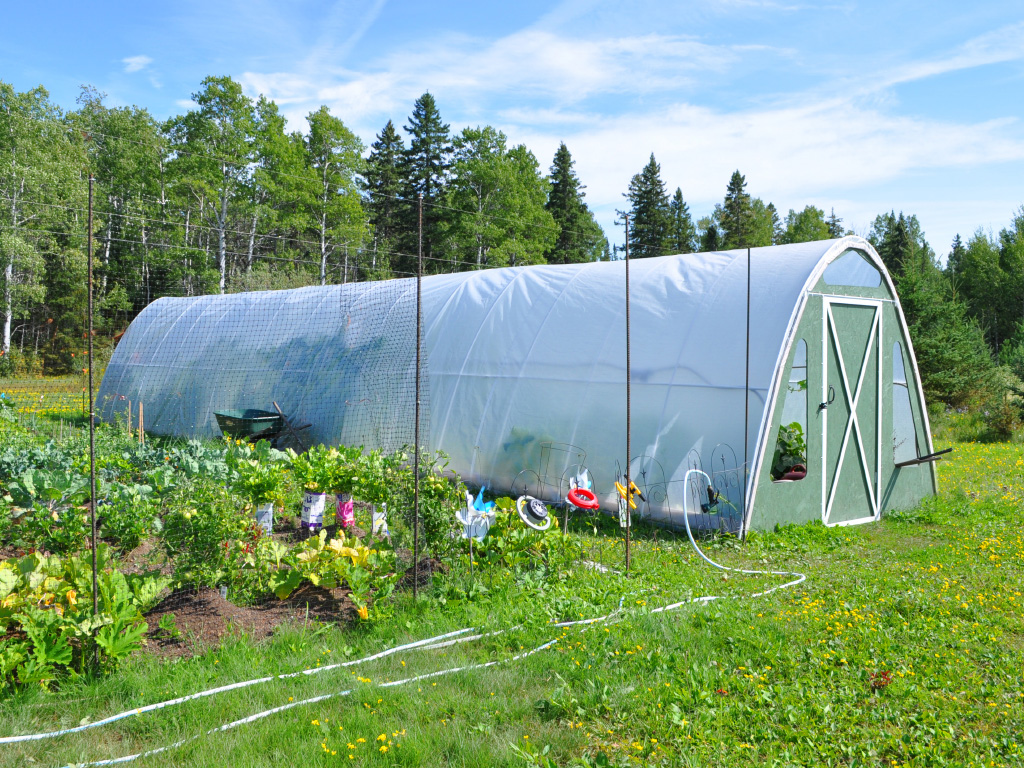 Modular Rebar GreenHouse - built from plans